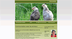 Desktop Screenshot of parlerauxanimaux.ch